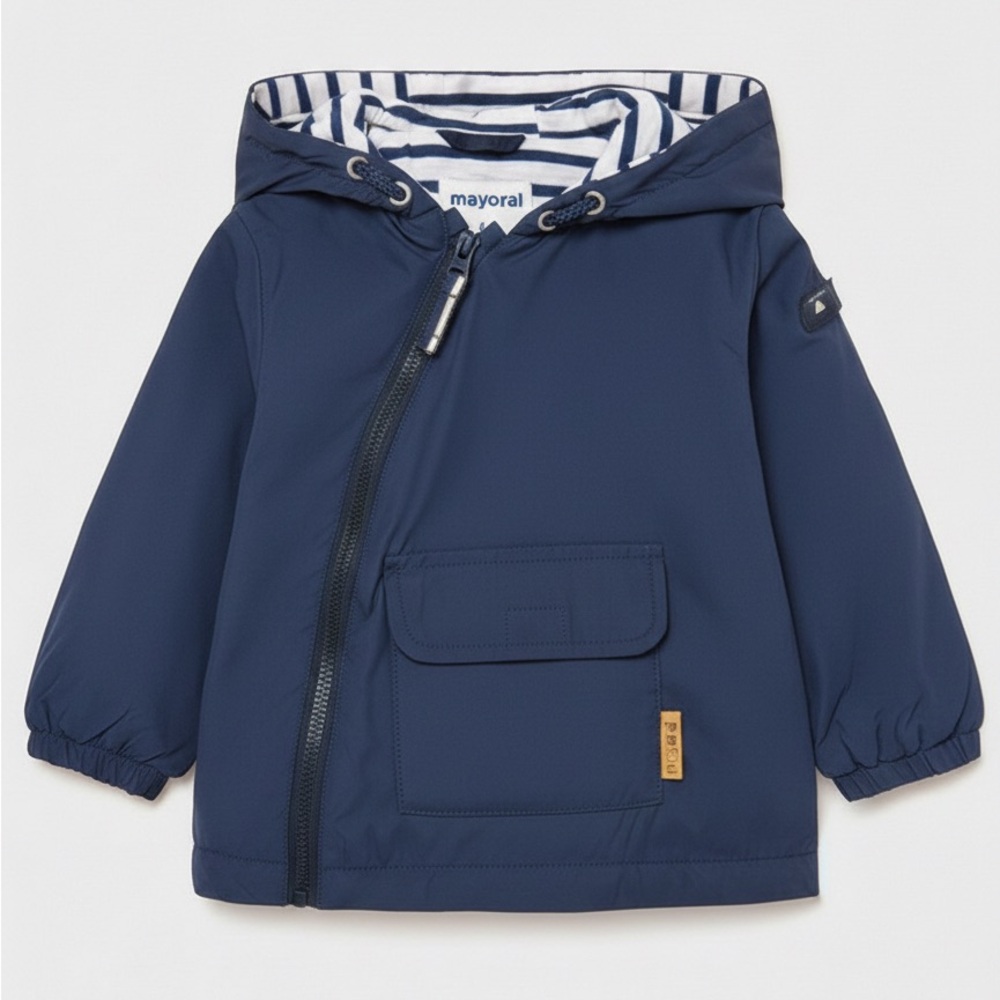 Mayoral Navy Blue Kids Raincoat